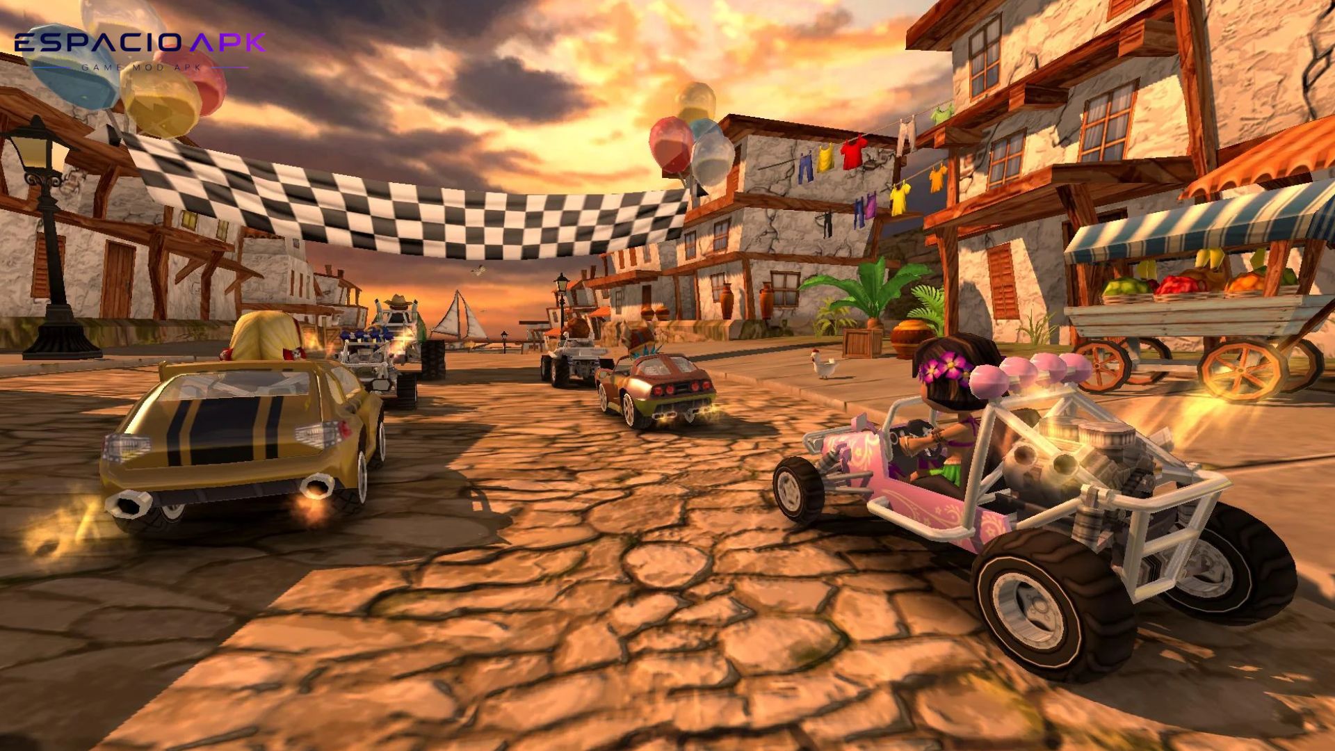 Beach Buggy Racing MOD APK Unlimited Money & Cars