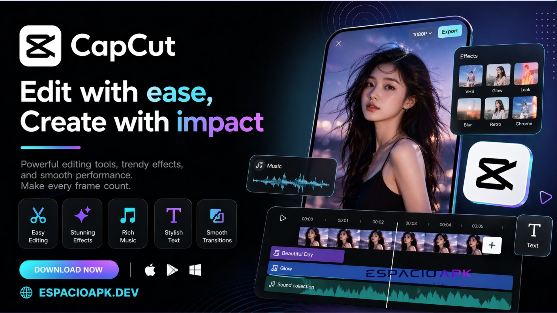 Fitur Unggulan CapCut MOD APK