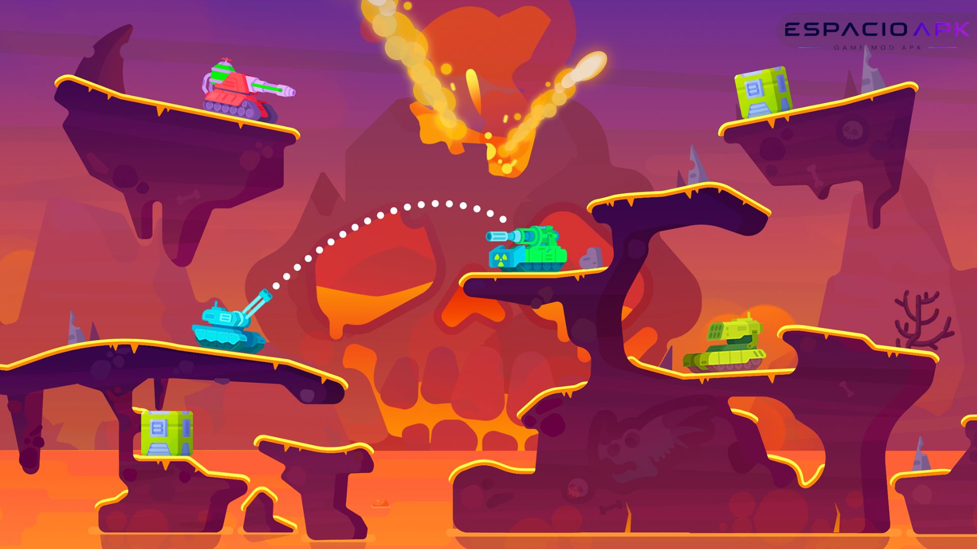 Fitur Unggulan Tank Stars MOD APK