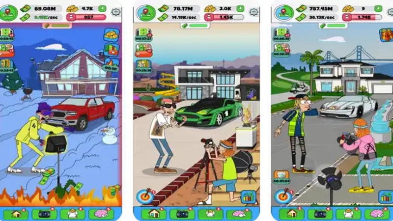 lamar idle vlogger mod apk