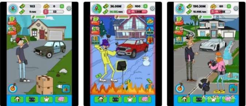 lamar idle vlogger mod apk